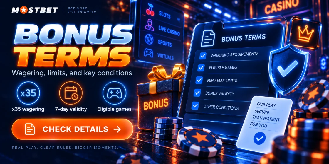 Mostbet Bonus Terms