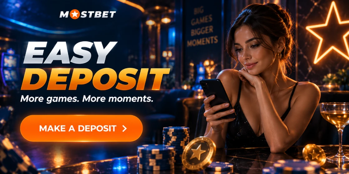 Mostbet Depozit üsulları